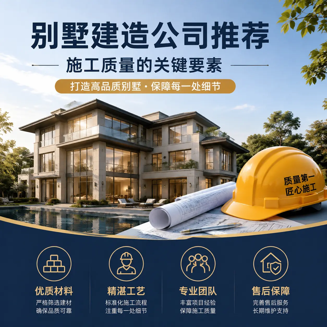 别墅建造公司推荐： 岑巩 施工质量的关键要素