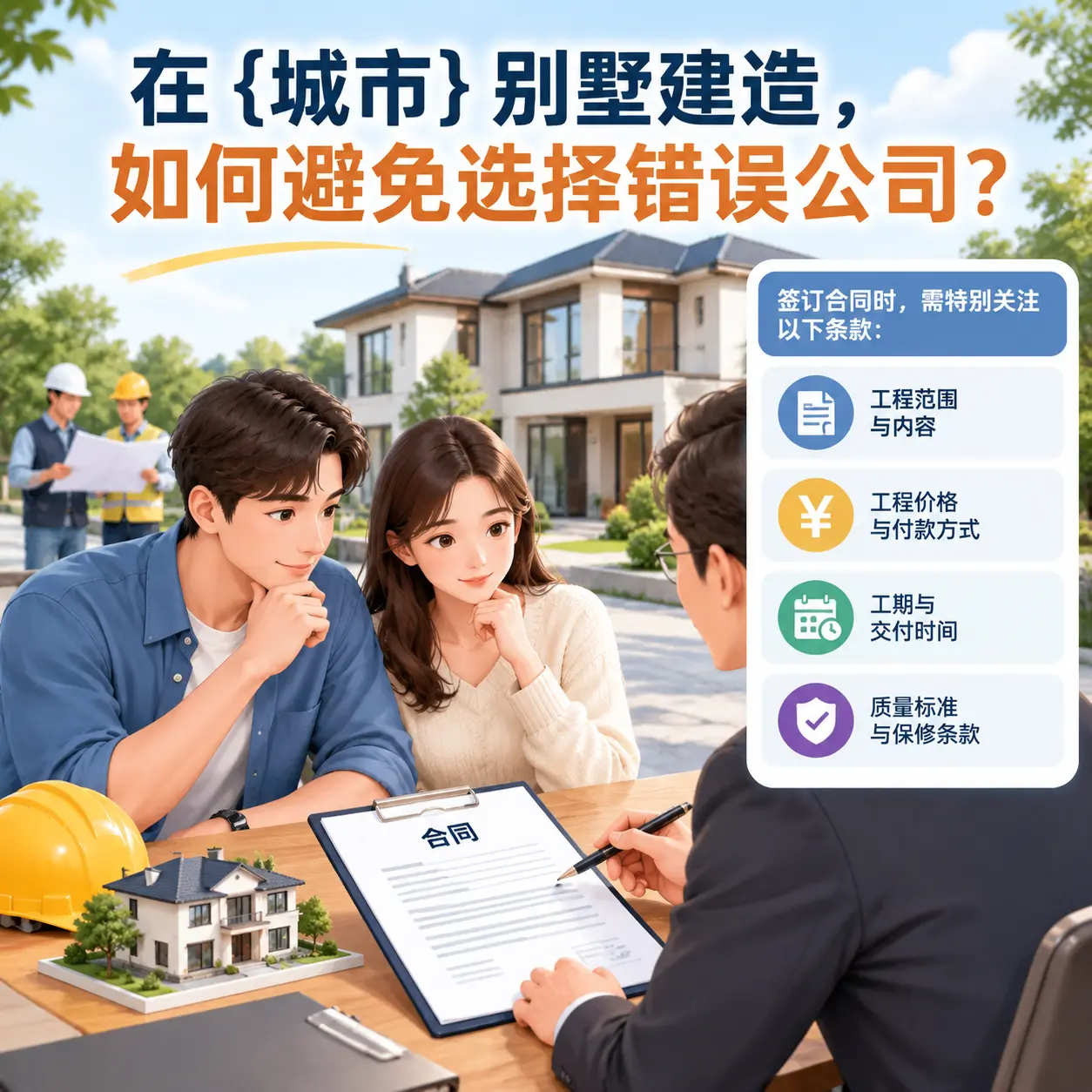 在 岑巩 别墅建造，如何避免选择错误公司？