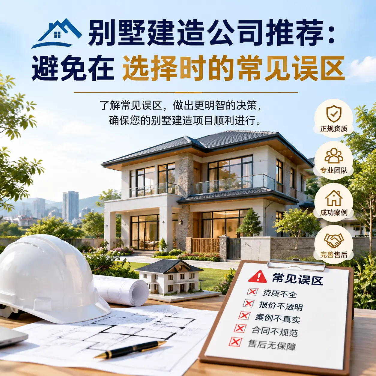 别墅建造公司推荐：避免在 岑巩 选择时的常见误区