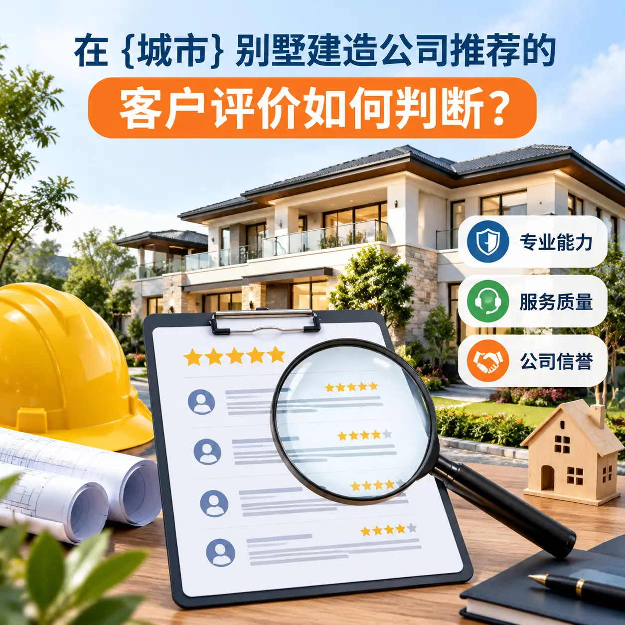 在 岑巩 别墅建造公司推荐的客户评价如何判断？