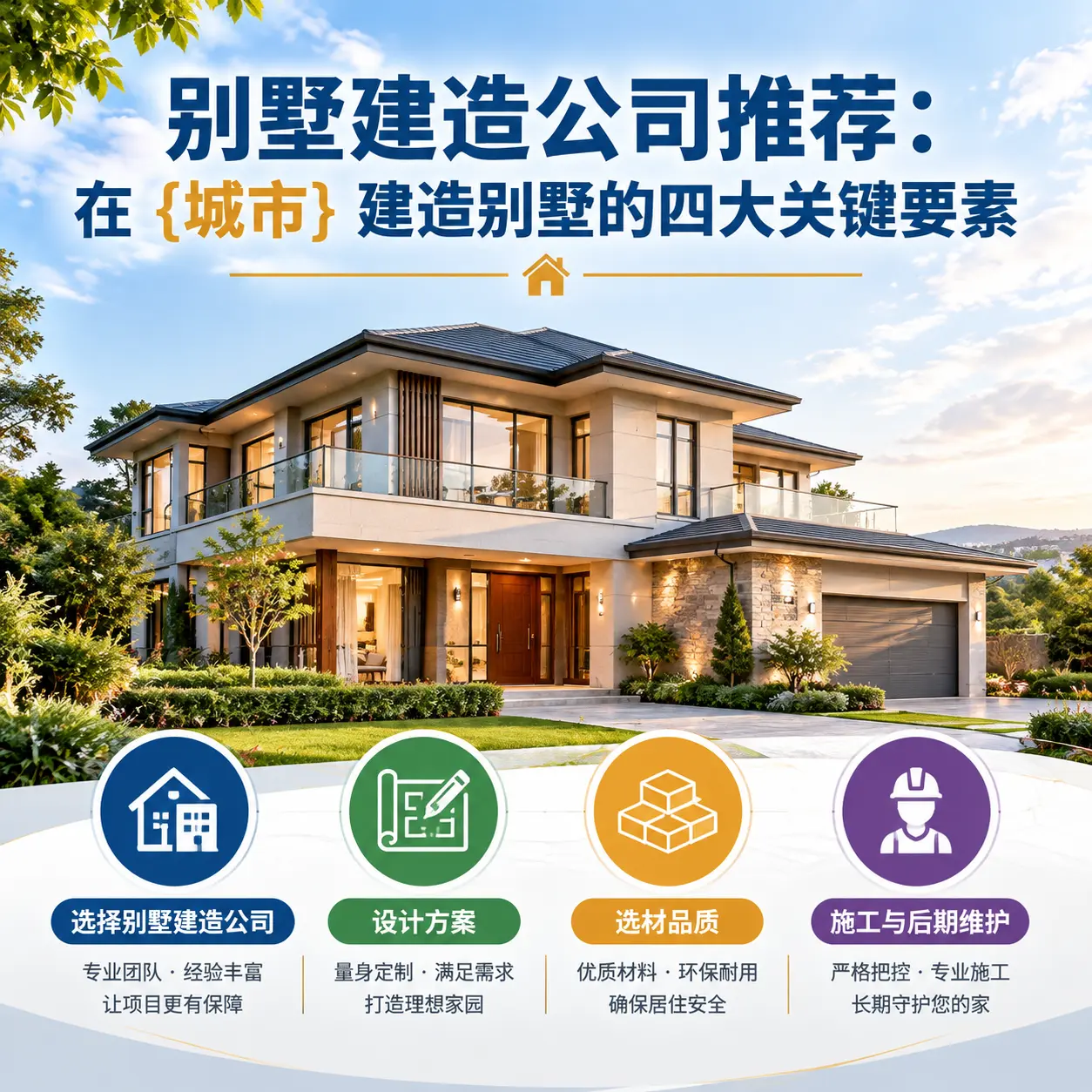别墅建造公司推荐：在 岑巩 建造别墅的四大关键要素