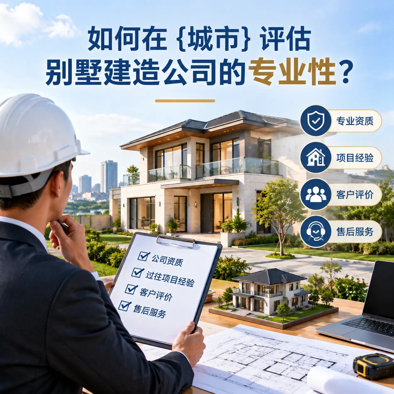 如何在 岑巩 评估别墅建造公司的专业性？