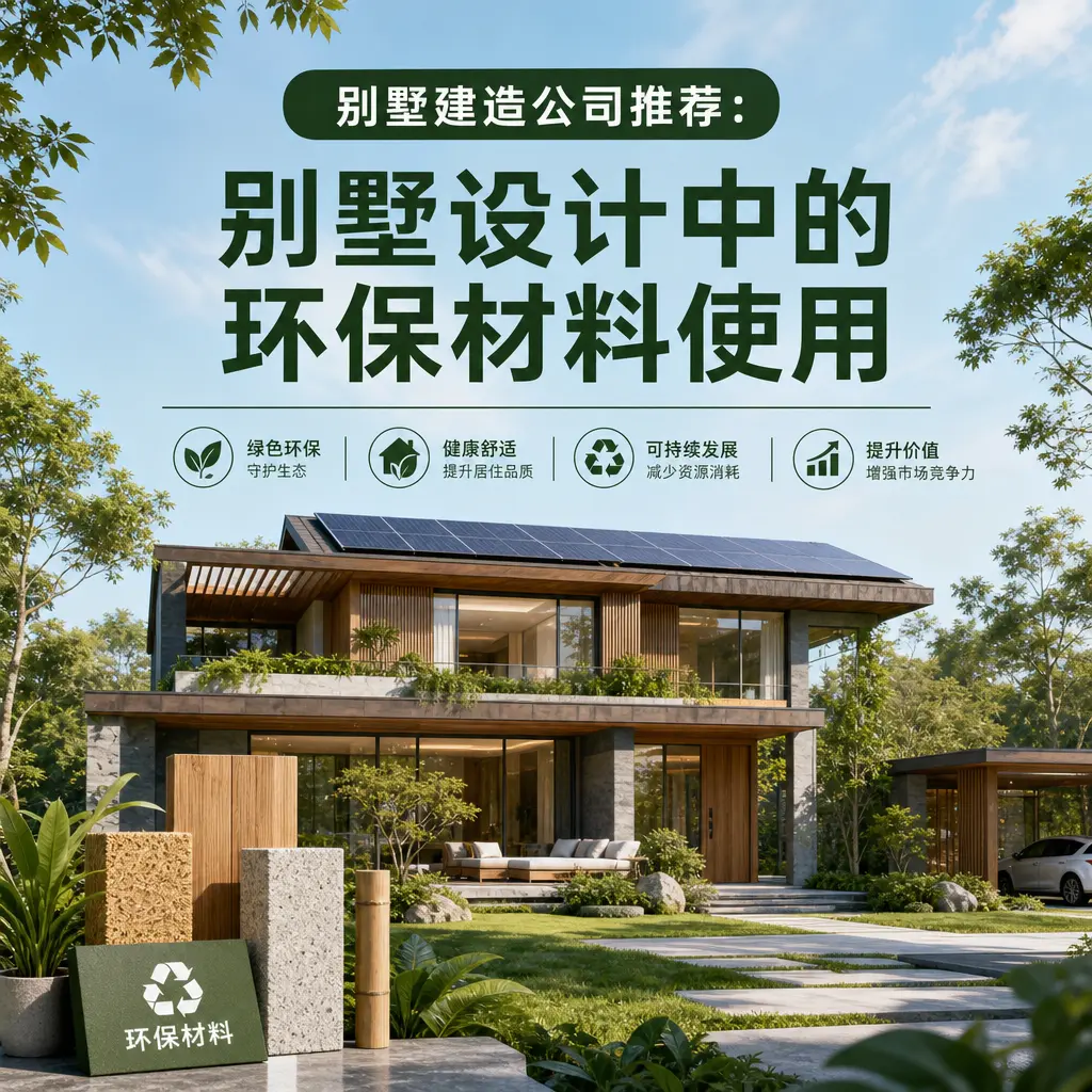 别墅建造公司推荐: 岑巩 别墅设计中的环保材料使用